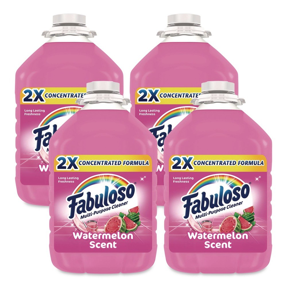 Fabuloso 61051023CT 128 oz Multi-Use Cleaner – Watermelon Scent (4/Carton) New