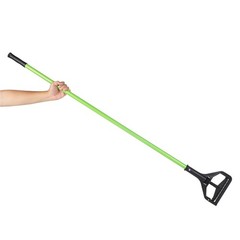 Restaurantware Green Iron Mop Handle Only 1 Count 60 Inch Quick Change Wet Mop