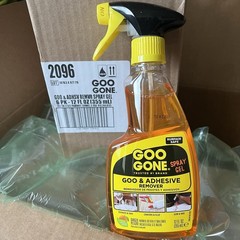 Goo Gone 12oz Spray Gel Adhesive Remover Citrus Scent 6 Pack NEW 2096 FAST SHIP