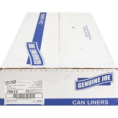 Genuine Joe GJO70013 45 Gal High Density Can Liner 0.39 Mil