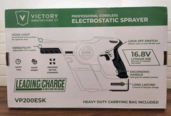 Victory Innovations VP200ESK Cordless Electrostatic Sprayer Kit Handheld NEW