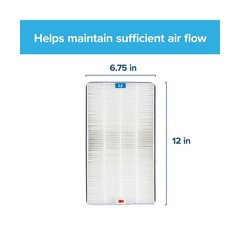 Filtrete F1 Room Air Purifier Filter, True HEPA Premium Allergen, Bacteria, &…