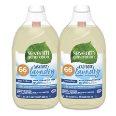 Seventh Generation Easy Dose Laundry Concentrated Liquid Detergent Clear 23.1