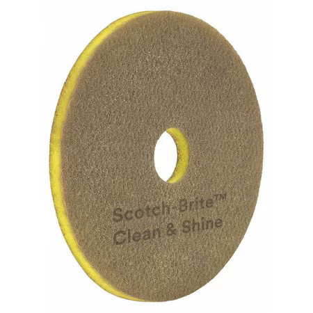 Scotch-Brite 09542 Scrubbing Pad, Yellow, Size 19″, Pk5