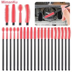 Sewing Machine Cleaning Brushes – 20 PCS Reusable Silicone Dense Rose Red
