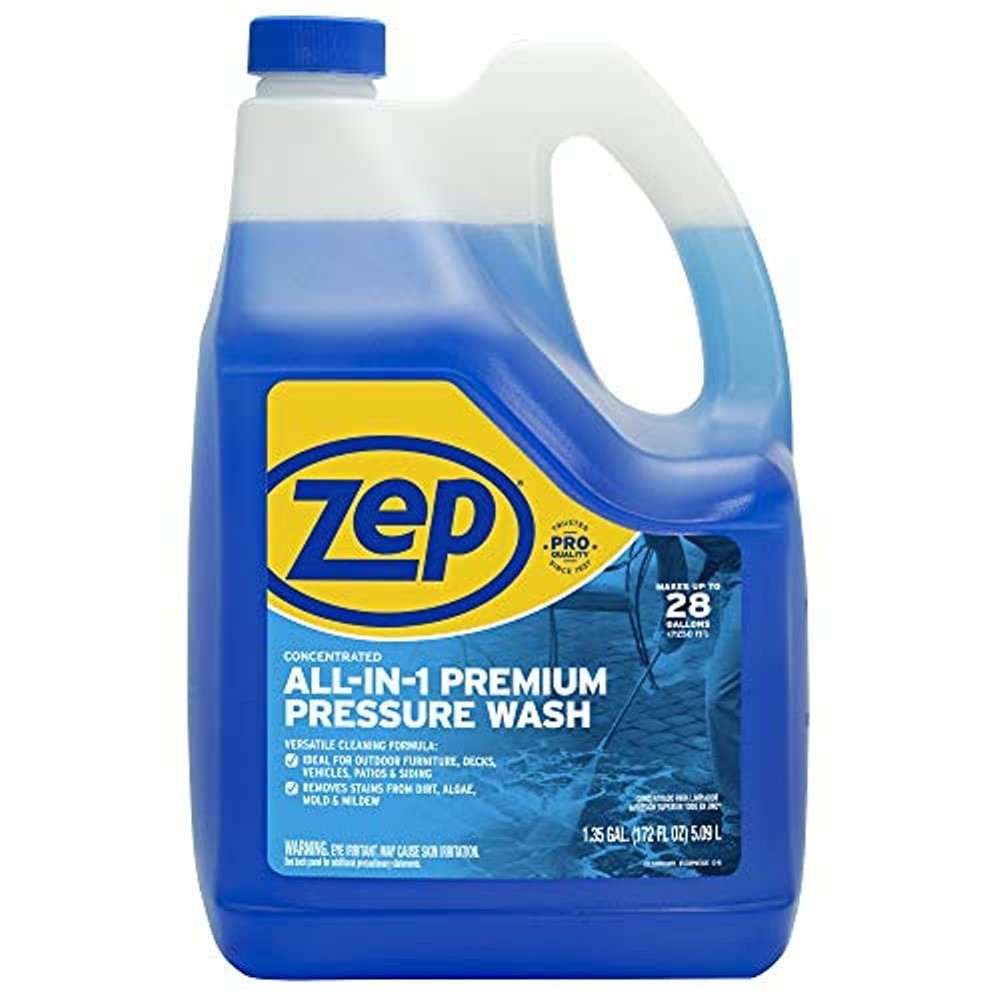 Zep All-in-1 premium Pressure Washing Concentrate 172 Fl Oz (Pack of 1), blue