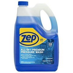 Zep All-in-1 premium Pressure Washing Concentrate 172 Fl Oz (Pack of 1), blue