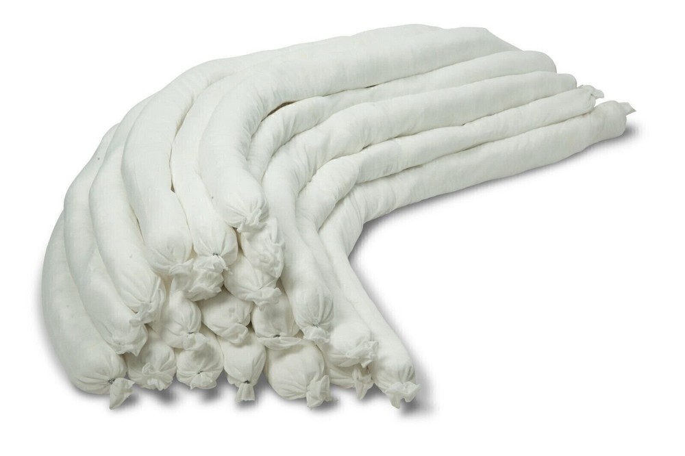 AABACO Oil Only Absorbent Socks – Oil, Diesel, Fuel & More, 3″X48″ Pack of 30