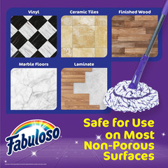 Twist Mop, Self Wringing Floor Mop with Non Scratch Scrubber and Removable Washa