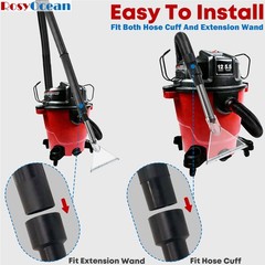 Universal with All Vacs Extractor Attachment with 2-1/2″ & 1-7/8″ & 1-1/4″ Th…