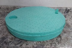 Zep 229201 25 Pk 22-3/4 In x 22-3/4 In Size Blue Absorbent Pad