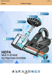 BELIFE M8 Mattress Handheld Vacuum Cleaner P870 UV-C HEPA 550W 120V