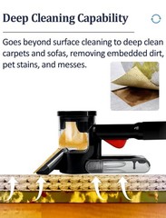 Sub Surface Carpet Extraction Vacuum Attachments for 3.2mm, 3.5mm, Black