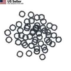 50 Pcs Black Heavy Duty Rubber Washer Garden Hose Washers, Fit 0.75 inches