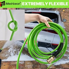 25FT 3600PSI Replacement High Pressure Power Washer Hose-3/8″ Swivel QC Flexible