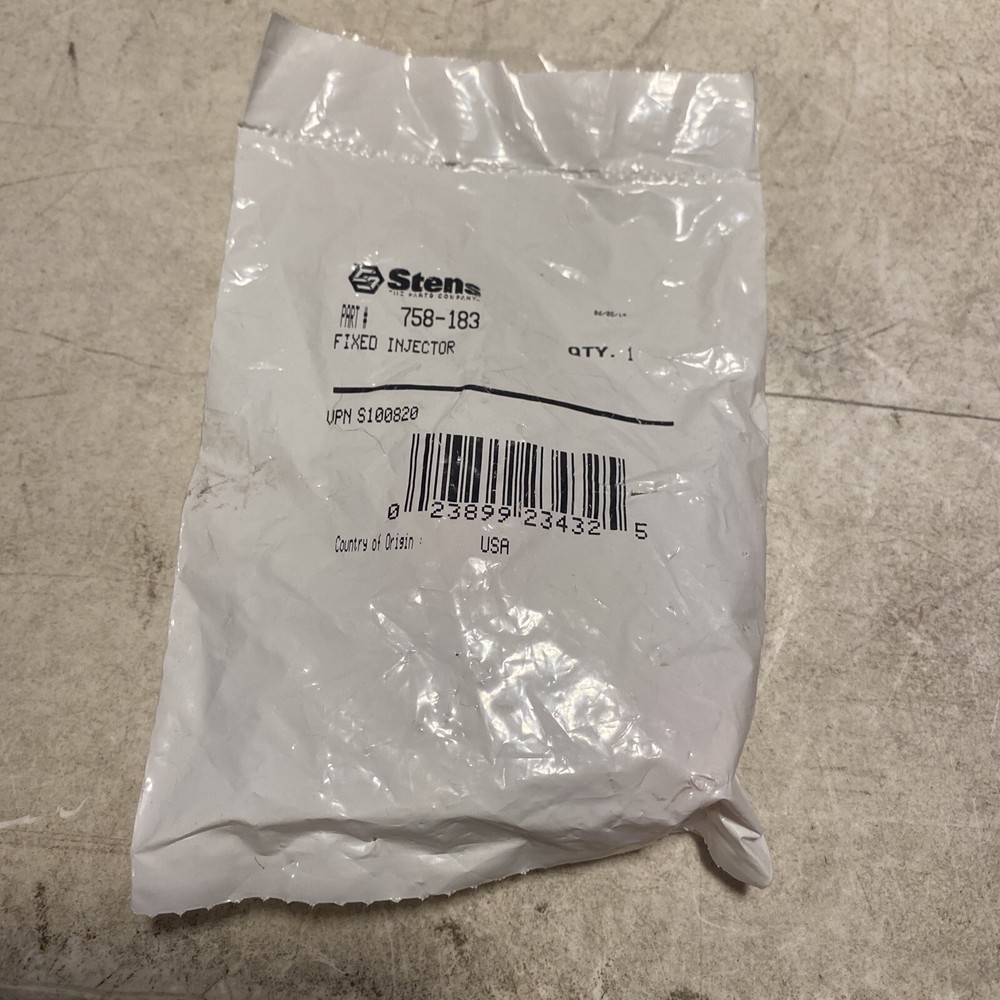 Stens 758-183 Fixed Injector For General Pump 100820