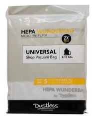 Hepa Dustless Technologies Wunderbag8-10 Gallon-Shop Vac Universal High