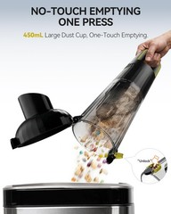Handheld Car Vacuum Cleaner Cordless with 23000pa High Power Yellow Black
