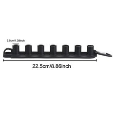 RecDec 2 Pack Pressure Washer 1.4 inches x x 8.86 inches, Black