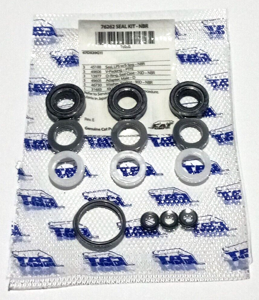 76262 SEAL KIT FOR CAT PUMP 67DX39G1 And DXPW60605 Pressure Pump, 67DX391l
