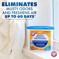 Arm & Hammer Clean Burst Moisture Absorber and 14 Ounce (Pack of 3), White