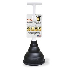 Korky Beehive Mini Sink and Drain Plunger – Works for No Size, Black