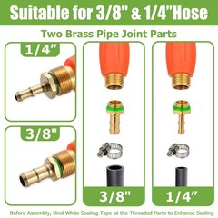 Tecreddy Replacement Pump 29 Inches Sprayer Wand x 2PCS – Orange Handle