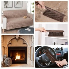 Hand Broom Brush Dust Cleaning: Brush, Dusting Couch Small, Brown