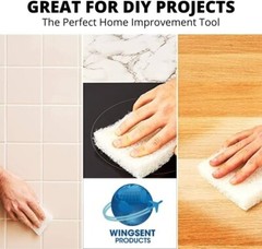 Commercial Light Duty Scrub Pad – 4.625″ x 10″ -White (Pack of 5) – 2ct. Case
