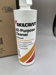 12 Pack SKILCRAFT All Purpose Cleaner Biobased 16oz Each Spray Bottle New