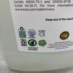 ECOS PRO Case of 4 – 1 Gallon Bottle Jugs Glass Cleaner Vinegar Plant Based NEW