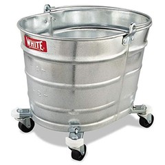 IMPACT PRODUCTS IMPACT METAL MOP BUCKET 26 QT STEEL 260 – SILVER METAL