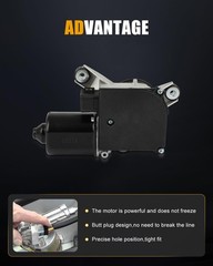 Roadfar Front Windshield Wiper Motor 12V 5-Pin Compatible 1998-2004 For
