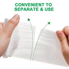 WAIKAS 8 Gallon Trash Bags, 40 Count, Garbage Bags, No Flaps/Ties, 55x68cm,8….