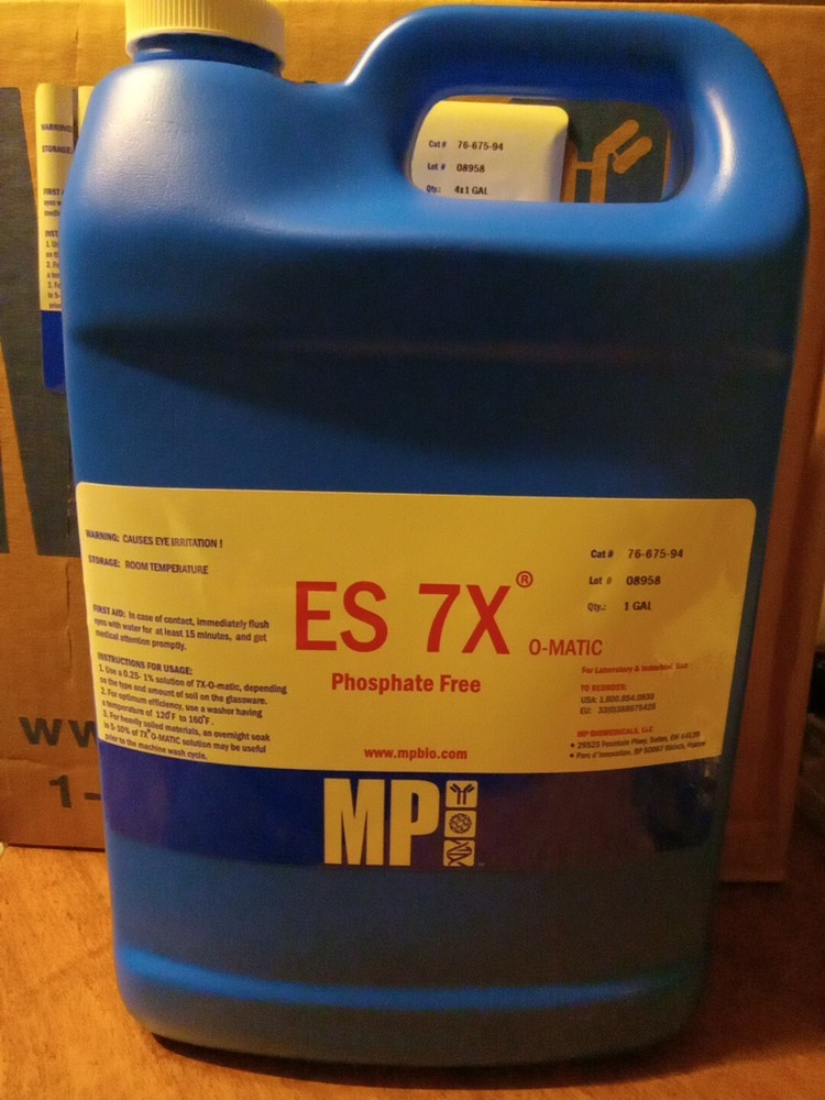 ES 7X O-MATIC Phosphate Free Concentrate Cleaning Solution MP BIO