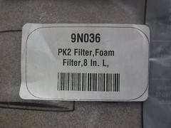 Rubbermaid PK 2 Wet/Dry Vacuum Foam Filters 9N036 (M)