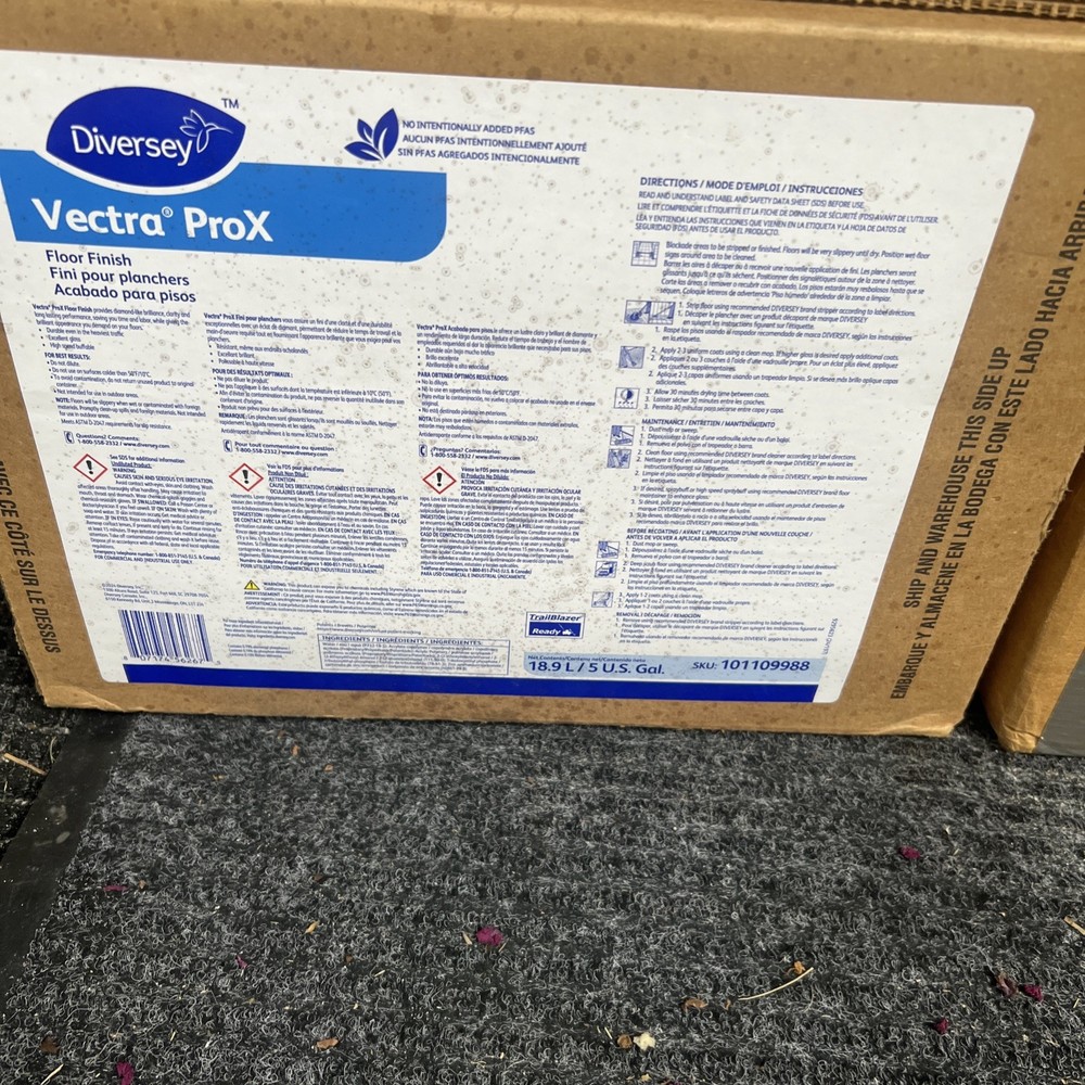 Vectra Prox Floor Finish 5 Gal./18.9L 1011099. Ships Free From Florida