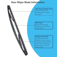 Rear Window Wiper Arm & Blade Replacement for 2007-2013 Chevy Tahoe,Suburban …