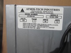 ATMOS TECH IND. AP400-AA AirePure400 Portable HEPA Air Purifier /air filter