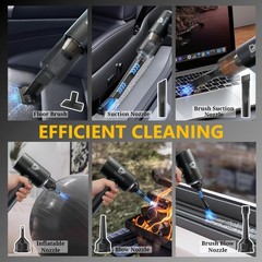 Dustix Cordless Handheld Car Vacuum Cleaner Powerful 20000Pa Triple Gear Mini