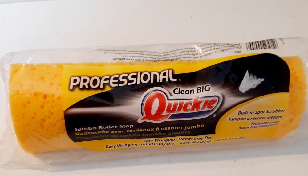 Quickie Jumbo Roller Mop Refill Professional Clean Big Type P Fits 055 NIP 2013