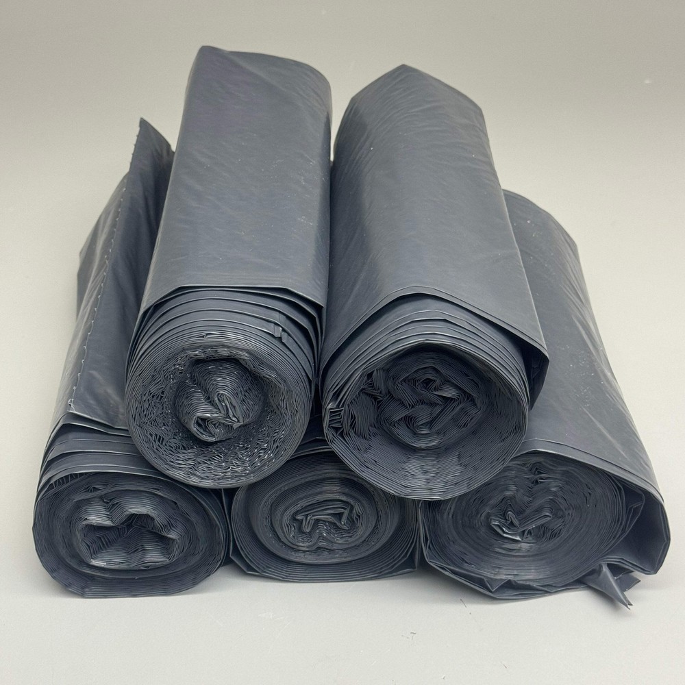 PLATINUM PLUS (50 PACK) 40-45 Gallon Black Trash Bags 39”x46” Model: PLA4870-500