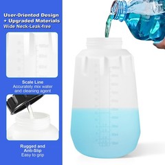 Foam Cannon for Pressure Washer, 1 Liter Bottle, 210 cubic inches, White, Red