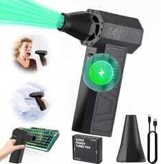 130000RPM Air Blower Fan Turbo Air Duster Cordless Jet Dry Blower For PC Car