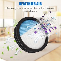 18V ONE + Washable Filter for Ryobi Cordless Stick Vacuum PCL720, 3 Pack