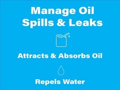 Oil Only Absorbent Pads – for Bilges, Boats, Vehicles and Tools – 6 Pack, Whi…
