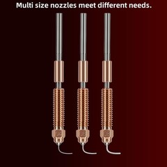 4PCS Quick-Swap Nozzle Kit for K2 SE, K1C, Ender 3 V3, 3D Printer Copper…