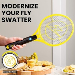 Zap It! Zap It Mini Bug Zapper – Rechargeable Mosquito Bug Zapper Racket –
