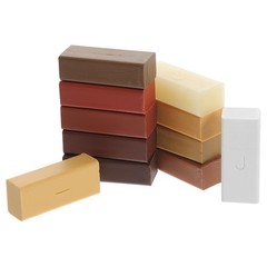 11 pcs Wood Floor Scratch Repair Wax Blocks Vinyl Kit As Shown 1