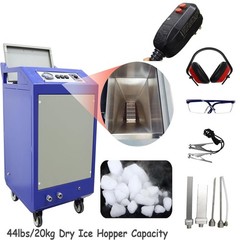 110V Dry Ice Cleaning Machine 44 lbs Dry Ice Blaster Cleaners for Car Ship Clean